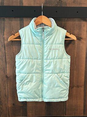 Columbia Reversible, Quilted Insulated Vest Youth Size S (7-8)